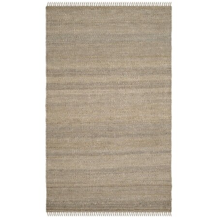 Safavieh Natural Fiber Hand Woven Small Rectangle Area Rug, Grey - 3 x 5 ft. NF368C-3